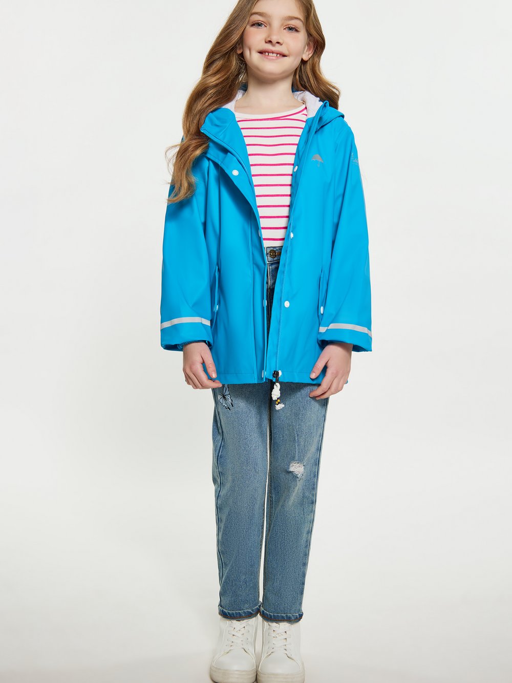 Schmuddelwedda (Kids) Regenmantel Mädchen blau, 98 Image