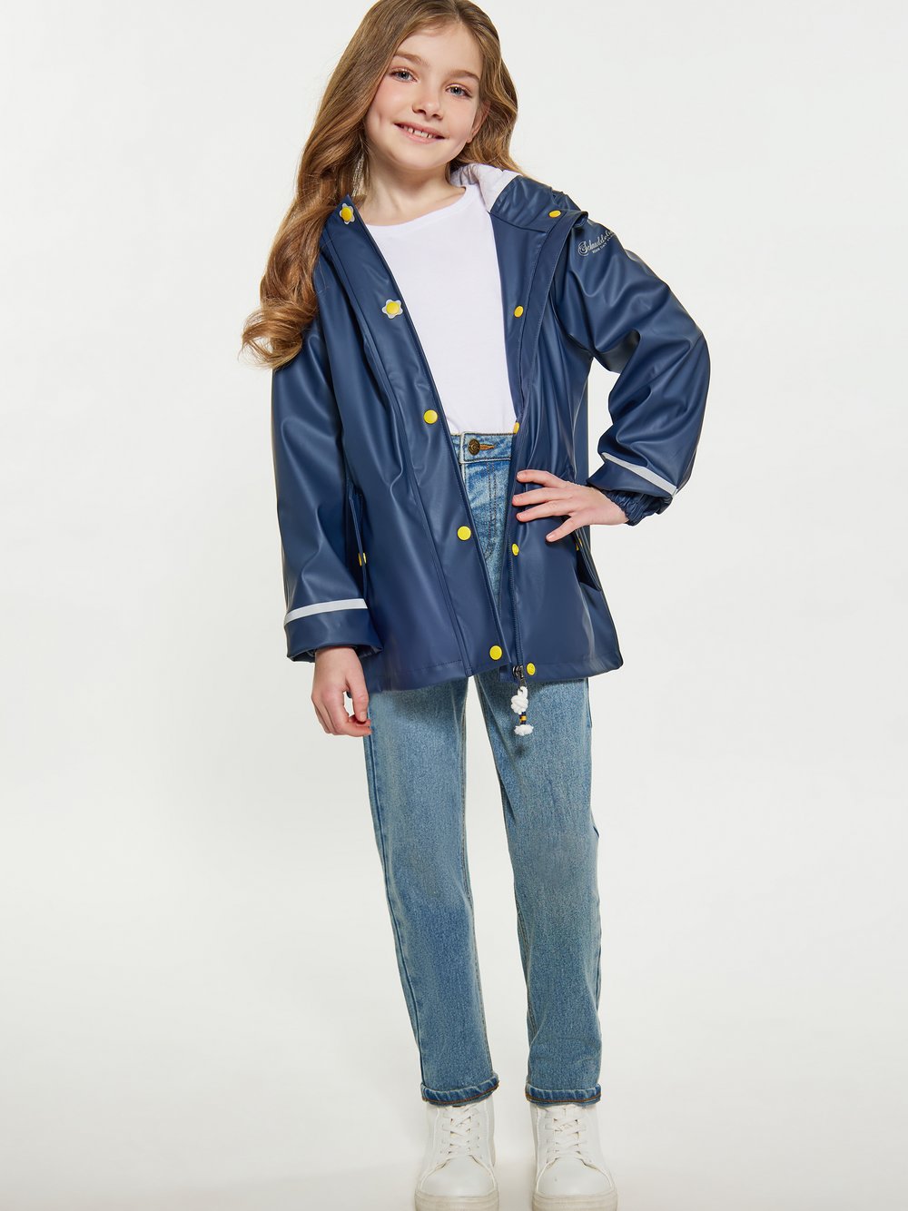 Schmuddelwedda (Kids) Regenmantel Mädchen blau, 98 Image