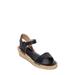 Madrid Ankle Strap Espadrille Platform Wedge Sandal