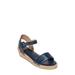 Madrid Ankle Strap Espadrille Platform Wedge Sandal