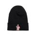 Logo Patch Ribbed Virgin Wool Beanie