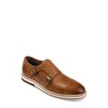 Thatcher Perforated Leather Monk Strap Derby