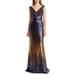 Sequin Ombré Sleeveless Gown