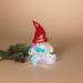 Gerson 85551 - 12.2"H USB Electric Lighted Holographic Holiday Gnome w/ Remote Control (27 Christmas Figurine Decorations