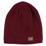 Limei Fashionable Knitted Cuffed Beanie Non-shedding for Male Comfortable