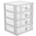 Desktop Storage Box Case Stationery Organizer Make up Bag Container Plastic Office