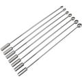7 Set stainless steel penis pins - sex toys for men - urethral dilatation - 7 sizes - long catheters with ballMetal stainless steel urethral dilator catheter plug sperm plug