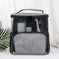 COFEST Shower Bag Mesh Shower Caddy Portable Tote Bag for Bathroom Gym Travel Camping Quick Dry Hanging Shower Organizer Basket Toiletry Bag Blackï¼ŒGray Gray