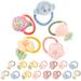 Elastic Hair Tie Trumpet Stand Accessories for Kids Tiara Little Girl Clips Girls Ponytail Toddler