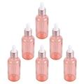 6 PCS Perfume Drop Applicator Bottle Empty Dropper Essential Oil Round Refillable Lotion