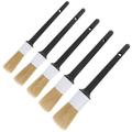5 PCS Car Cleaner Brush Paint Varnish Brushes Boar Hair Detail Cleaning Wood Bristle Outlet