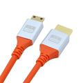JSER Mini HDMI 4K to HDMI Ultra Soft High Flex HDTV Cable Hyper Super Flexible Cord High Speed Type-A Male to Male for Computer HDTV