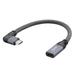 WINDLAND 100W PD 5A USB 3.1 Type-C Extension Cable @60Hz 10Gbps USB-C Gen 2 Extender Cord