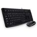 Used Logitech Wireless Combo MK270 USB Wireless RF 2.40 GHz Keyboard Black USB Wireless RF Mouse Optical 3 Button Scroll Wheel Black for PC