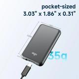 aigo S7 Portable External SSD 1TB/2TB Mini Portable Solid State Drive USB 3.2 USB-C to A Data Transfer for PC Laptop Window