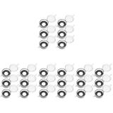 24 Pcs Power Supply Button Cover Protection Guard Emergency Stop Protector Clear Case Computer