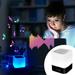Oneshit Speaker Clearance Sale Rechargeable LED Colorful Smart Alarm Clock Breathing Music Night Wireless Bluetooth Speaker Touching Control Bedside Lamp
