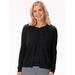 Blair Women's Spindrift™ Soft Cardigan Sweater - Black - L - Misses