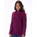 Blair Women's Cuddle Boucle Pullover Sweater - Purple - PM - Petite