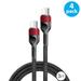 USB C Cable 10FT 4-Pack USB to Type C Cable 3A Fast Charger Compatible with Samsung Galaxy A10e A20 A50 A51 A71 S20 S10 S9 S8 Plus S10E Note 20 10 9 8 LG Moto and More (Red)