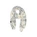 V.Fraas Scarf: White Plaid Accessories