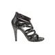 M by Michael Antonio Sandals: Black Marled Shoes - Women's Size 7