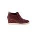 Caslon Sneakers: Burgundy Solid Shoes - Women's Size 7 1/2 - Round Toe