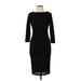 Love J Casual Dress - Sheath: Black Dresses - Women's Size Large