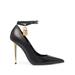 Padlock Pointed-toe Leather Courts - Black - Tom Ford Heels