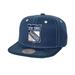 Men's Mitchell & Ness Blue New York Rangers Energy Contrast Natural Snapback Hat