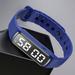 Ckraxd Outdoor Sports Multifunctional Bracelet Vibration Alarm Clock Reminder 24 Hours Pedometer Sports Bracelet