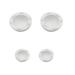 Laptop Rubber Feet Adhesive 4 Pcs Cooling Bottom Notebooks Computer Stand for Table Stands Pad White