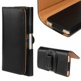 Black Glossy PU Leather Belt Clip Holster Case Pouch Cover for iPhone 5/5s/SE