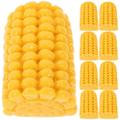 30Pcs Artificial Corn Slices DIY Materials Small Fake Corns Decors Phone Case DIY Corn Slices Decors