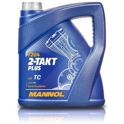 Mannol 4 L 2-Takt Plus Motoröl [Hersteller-Nr. MN7204-4] Image