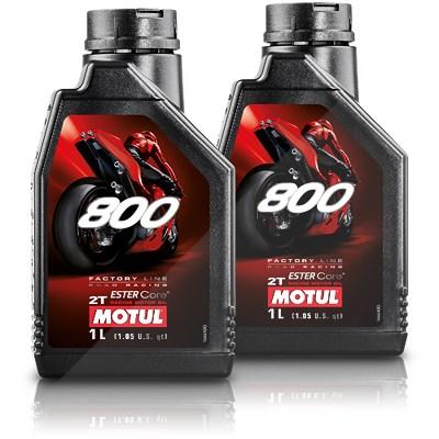 Motul 2x 1 L 800 2T Factory Line Road Racing Motoröl [Hersteller-Nr. 110085] Image