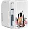 Mini Frigo de Chambre 10L avec Miroir led Maquillage Mini-Réfrigérateur électronique 220V/12V