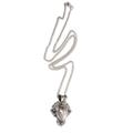 Cultured mabe pearl pendant necklace, 'Heart in Bloom'