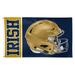 WinCraft Notre Dame Fighting Irish 3' x 5' Helmet Deluxe Single-Sided Flag