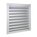 Grille de ventilation 300 x 300 mm aluminium gris RENSON 41133