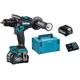 Perceuse visseuse à percussion 40 V + 2 batteries 2,5 Ah + chargeur en coffret MAKPAC MAKITA HP001GD201