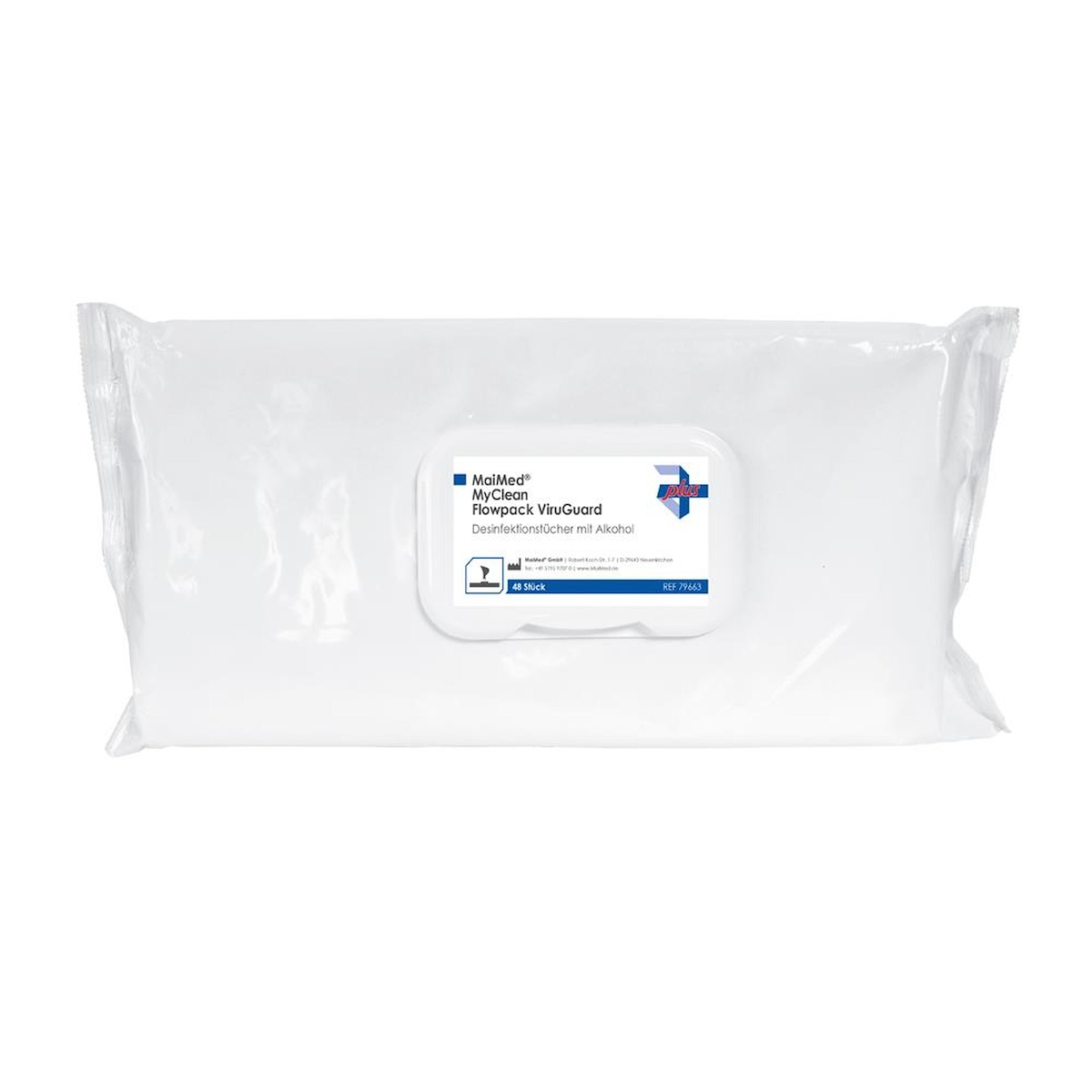 MaiMed MyClean Flowpack ViruComplete - 10 x 48 Desinfektionstücher Image