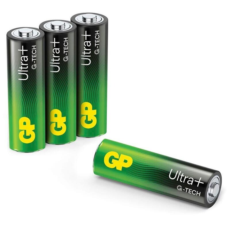 Batterien 1X4 Gp Ultra Plus Alkaline 1,5 V Aa Mignon Lr06 03015Aupeta-B4 Image