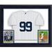 Aaron Judge New York Yankees Autographed SM Deluxe Framed White Nike Authentic Jersey