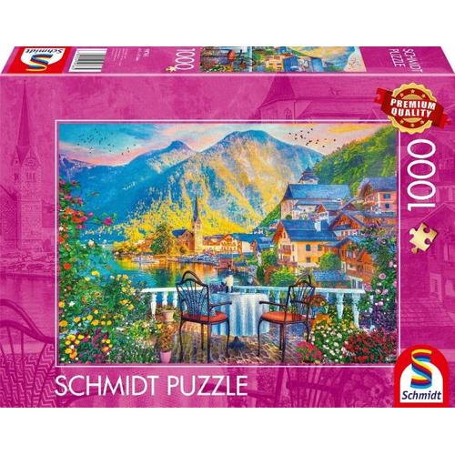 Schmidt 59766 - Malerisches Hallstatt, Puzzle, 1000 Teile - Schmidt Spiele