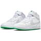 Sneaker NIKE SPORTSWEAR "Court Borough Mid 2" Gr. 31, weiß (white, football grey, stadium green) Schuhe Sneaker