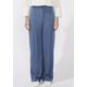 Anzughose HAILY’S "LG P TR Fr44ida" Gr. L (40), N-Gr, blau (denim blue) Damen Hosen Stoffhosen