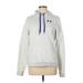 Under Armour Pullover Hoodie: Silver Marled Tops - Women's Size Large