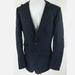 Burberry Suits & Blazers | Burberry Black Pinstripe Wool Blazer | Color: Black | Size: 48r