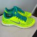 Nike Shoes | Gently Worn Nike "Free 3.0" Unisex Sneaker - Men's 7.5 Or Women's Size 9 | Color: Green/Yellow | Size: 9